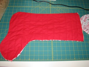 back quilted