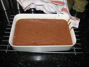 finished brownies
