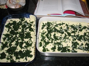 spinach layer