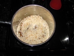 rice in bacon fat!