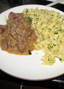 Eat me! says the Stroganoff Eat me! says the Stroganoff