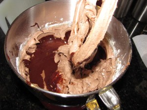 add chocolate to lobster cake frosting