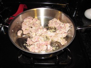 cooking pork